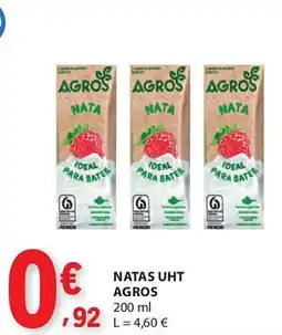 E.Leclerc Natas UHT agros promoção
