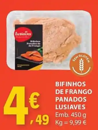 Bifinhos de frango panados lusiaves
