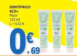 E.Leclerc Dentífrico eco+Flúor promoção