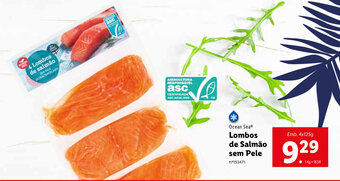 Lidl Lombos de Salmão sem Pele 4x125g promoção