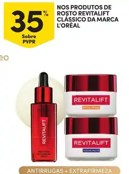 Continente Nos produtos de rosto revitalift clássico da marca l'oréal promoção