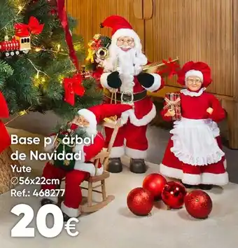 Base p/ árbol de Navidad Yute