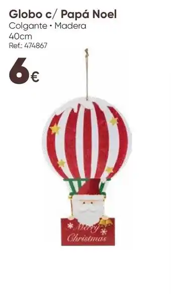 Globo c/ Papá Noel