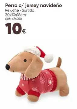 Hôma Perro c/ jersey navideño promoção