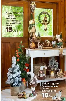 Hôma Erizo francis figura decorativa extensível promoção