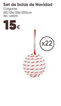 Hôma Set de bolas de Navidad promoção