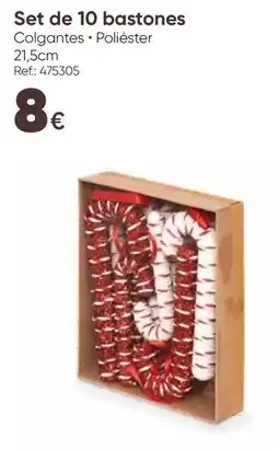Hôma Set de 10 bastones promoção