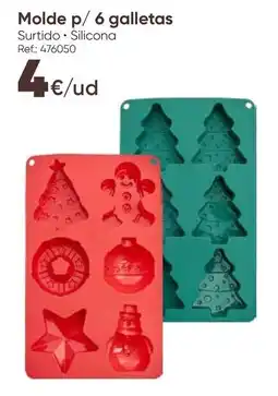 Hôma Molde p/ 6 galletas promoção