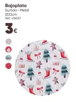 Hôma Bajoplatos surtido metal promoção
