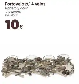 Hôma Portavela p/ 4 velas promoção