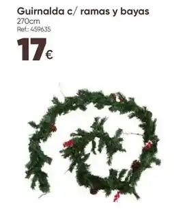Hôma Guirnalda c/ ramas y bayas promoção