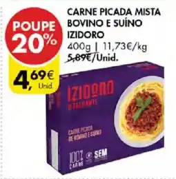 Pingo Doce Carne picada mista bovino e suíno izidoro promoção