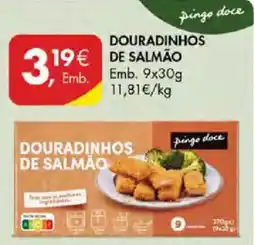 Pingo Doce Douradinhos de salmão promoção