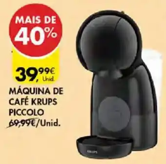 Máquina de café krups piccolo