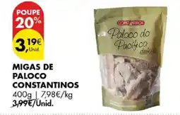 Pingo Doce Migas de paloco constantinos promoção