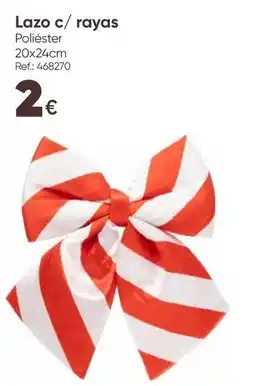 Hôma Lazo C/ rayas Poliéster promoção