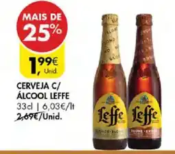 Pingo Doce Cerveja c/ álcool leffe promoção