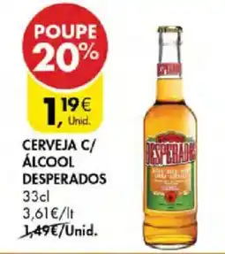 Pingo Doce Cerveja c/ álcool desperados promoção