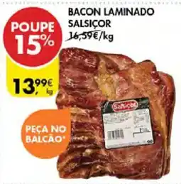 Pingo Doce Bacon laminado salsicor promoção