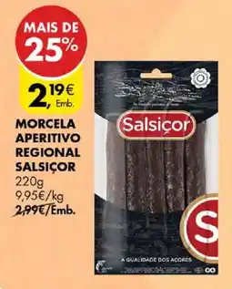 Pingo Doce Morcela aperitivo regional Salsiçor promoção