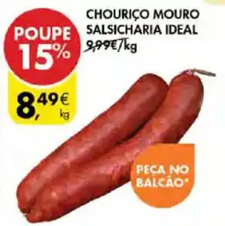 Pingo Doce Chouriço Mouro Salsicharia Ideal promoção