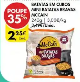 Pingo Doce Mini patatas bravas mccain promoção