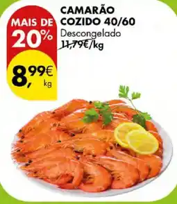 Pingo Doce Camarão cozido 40/60 promoção