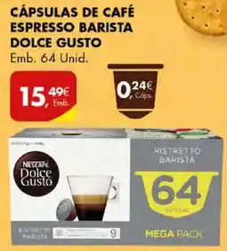 Pingo Doce Cápsulas de café espresso barista dolce gusto promoção