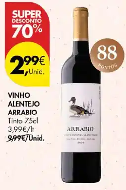 Pingo Doce vinho alentejo arrabio promoção