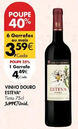 Pingo Doce vinho douro esteva promoção