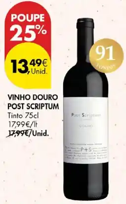 Pingo Doce Vinho douro post scriptum promoção