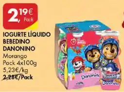 Pingo Doce Iogurte líquido bebedino danonino promoção