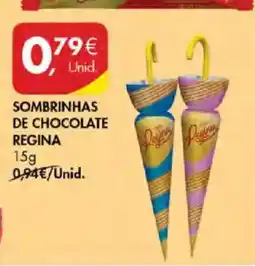 Pingo Doce sombrinhas de chocolate regina promoção