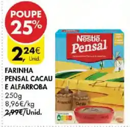 Pingo Doce Farinha pensal cacau e alfarroba promoção