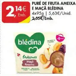 Pingo Doce Blédina puré de fruta ameixa e maçã promoção