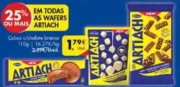 Pingo Doce artiach cubos c/chocolate branco promoção