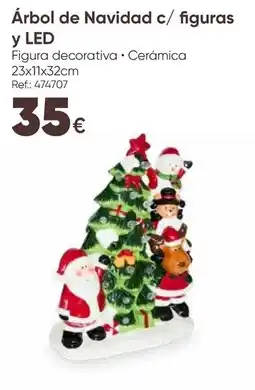 Hôma Árbol de Navidad c/ figuras y LED promoção