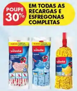 Pingo Doce vileda recargas e esfregonas completas promoção