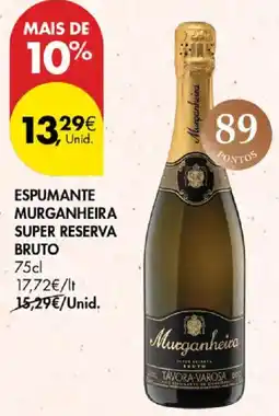 Pingo Doce Espumante murganheira super reserva bruto promoção