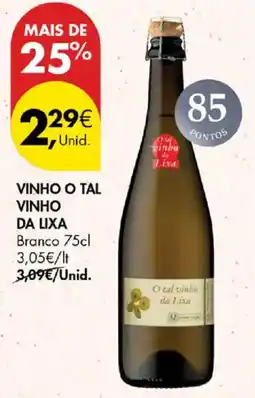 Pingo Doce vinho o tal vinho da lixa promoção