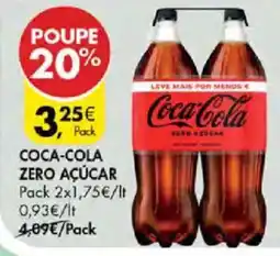 Pingo Doce Coca-Cola zero açúcar promoção