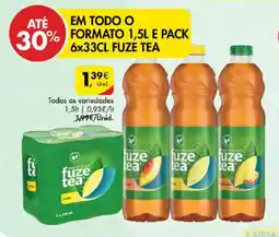 Pingo Doce fuze tea promoção
