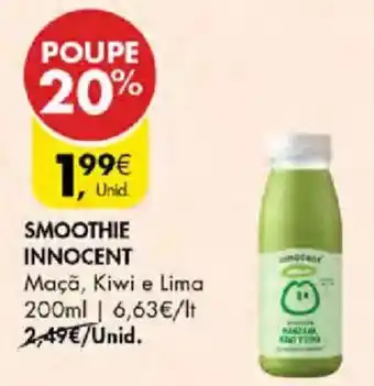 Smoothie innocent Maça, Kiwi e Lima