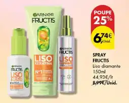 Pingo Doce spray fructis liso diamante promoção