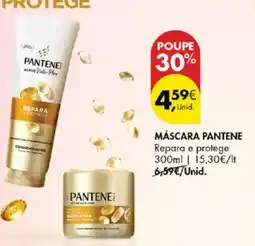 Pingo Doce Máscara pantene promoção