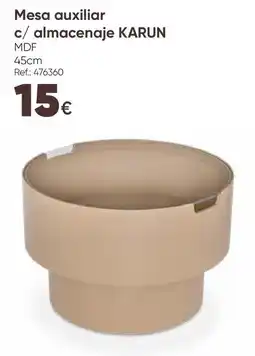 Hôma Mesa auxiliar KARUN promoção
