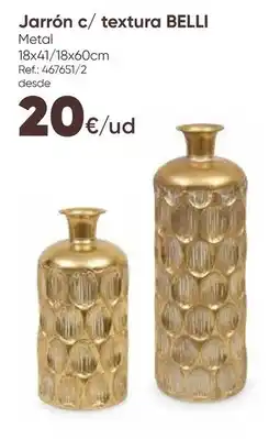 Hôma Jarrón c/ textura belli promoção