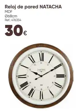 Hôma Reloj de pared natacha promoção