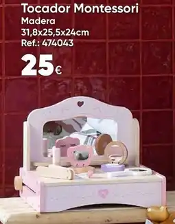 Hôma Tocador Montessori Madera promoção