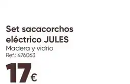 Hôma Set sacacorchos elétrico jules promoção
